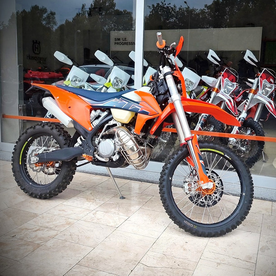 PROTECTOR DE BUFANDA TIPO JAULA CON CUBRE CÁRTER PARA KTM-HUSQVARNA TE150i 2T 2020-2023