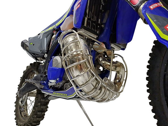 PROTECTOR DE BUFANDA SPES TIPO JAULA CON CUBRECARTER PARA SHERCO 2T 250/300 2025