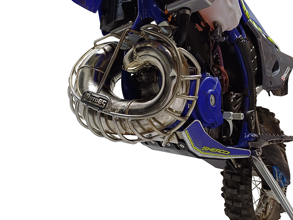 PROTECTOR DE BUFANDA SPES TIPO JAULA CON CUBRECARTER PARA SHERCO 2T 250/300 2025