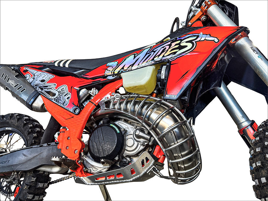 PROTECTOR DE BUFANDA TIPO JAULA PARA KTM-HUSQVARNA-GASGAS 250/300 2T 2023-2025 TBI
