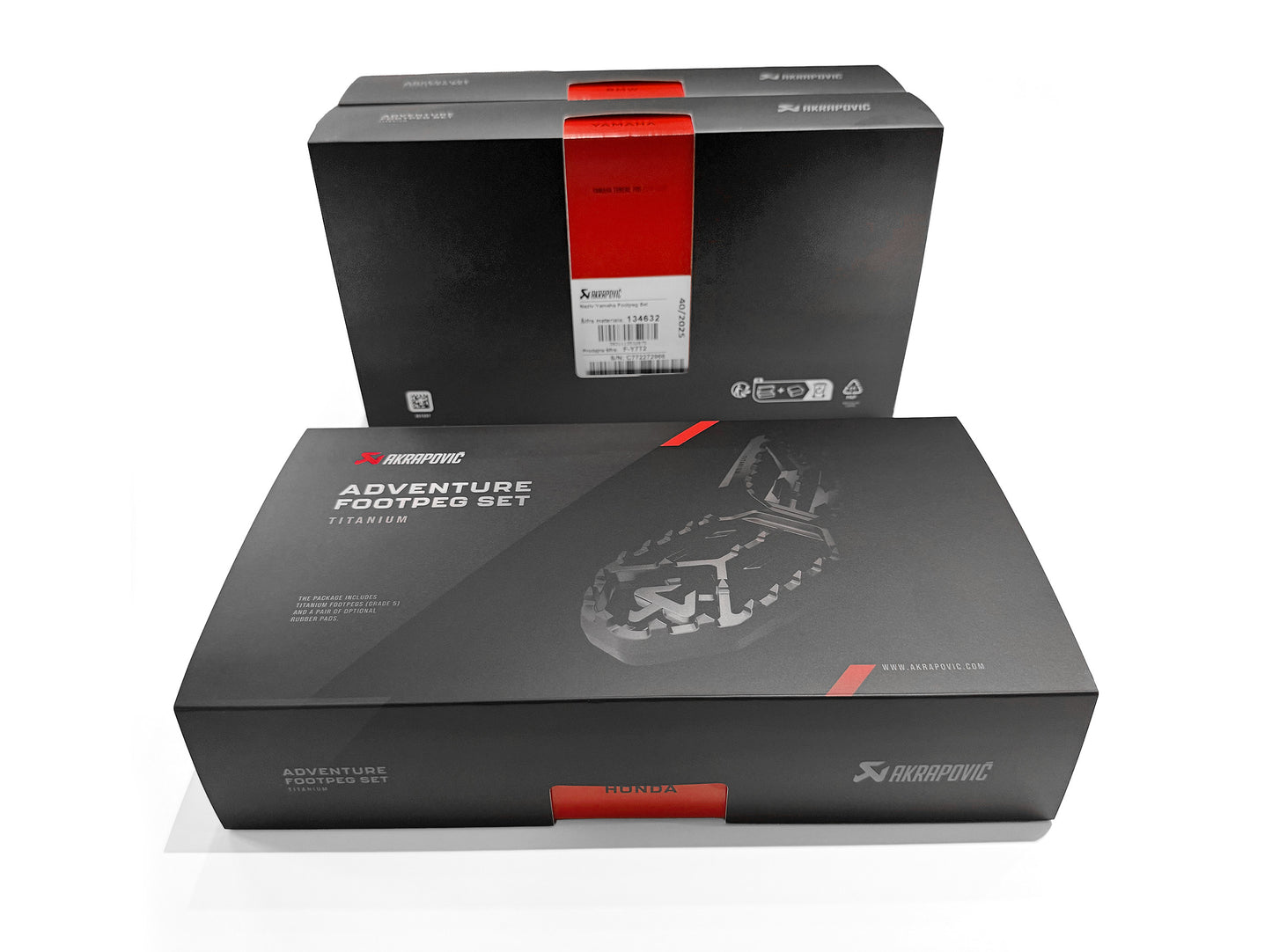 Estriberas Titanio Akrapovic Yamaha Tenere 700