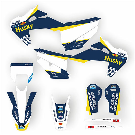 KIT DE ADHESIVOS PARA HUSQVARNA TE - FE 2020 - 2023