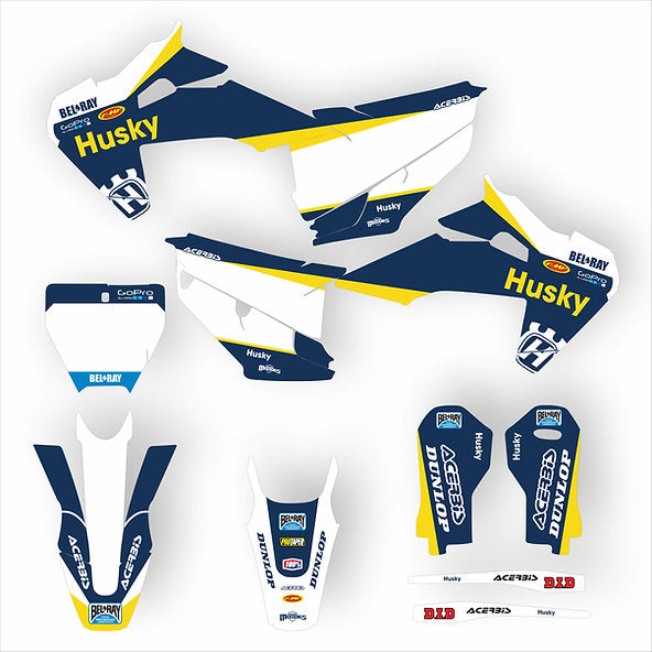 KIT DE ADHESIVOS PARA HUSQVARNA TE - FE 2020 - 2023