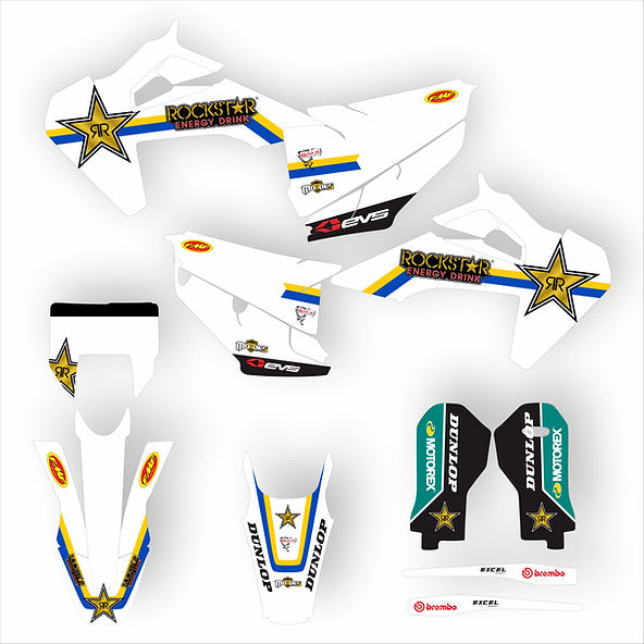 KIT DE ADHESIVOS PARA HUSQVARNA TE - FE 2020 - 2023