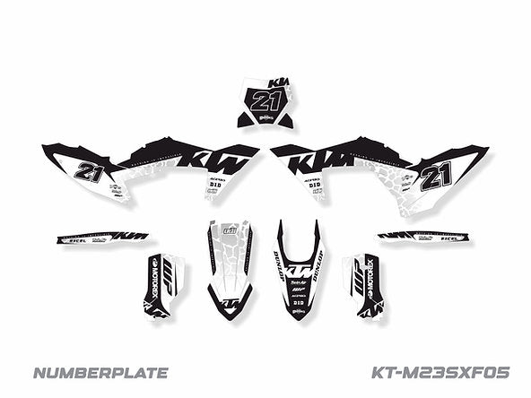 KIT DE ADHESIVOS PARA KTM EXC-XCW/F 2024 / SX-XC 2023-2024