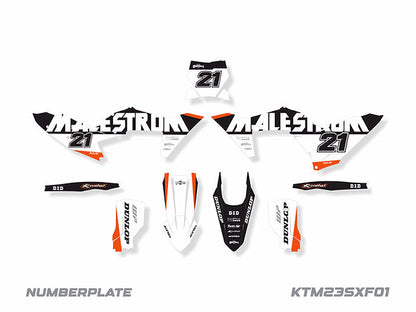 KIT DE ADHESIVOS PARA KTM EXC-XCW/F 2024 / SX-XC 2023-2024