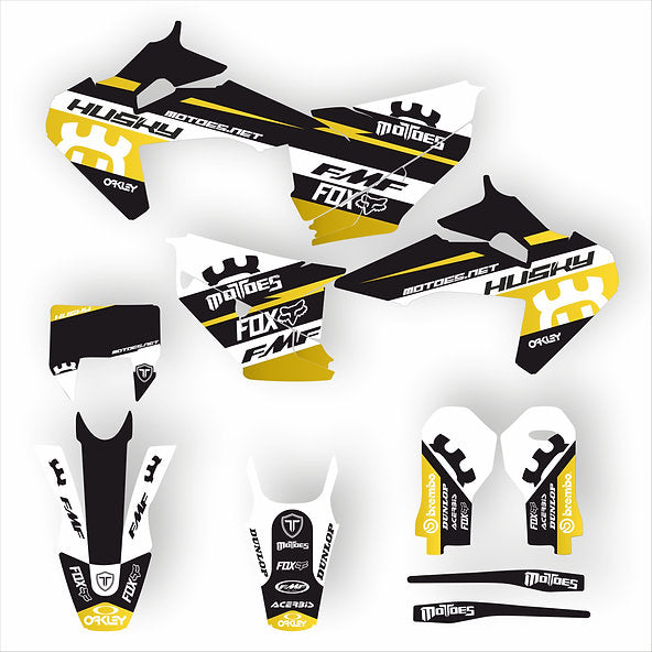 KIT DE ADHESIVOS PARA HUSQVARNA TE - FE 2020 - 2023