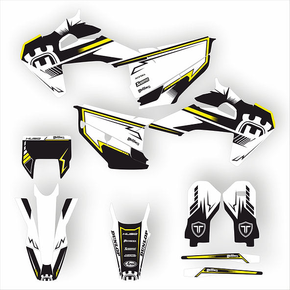 KIT DE ADHESIVOS PARA HUSQVARNA TE - FE 2020 - 2023