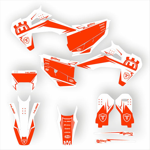 KIT DE ADHESIVOS PARA HUSQVARNA TE - FE 2020 - 2023