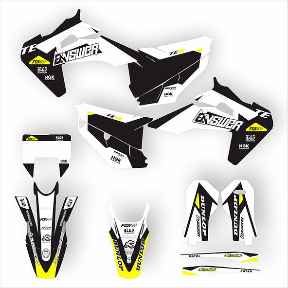 KIT DE ADHESIVOS PARA HUSQVARNA TE - FE 2020 - 2023