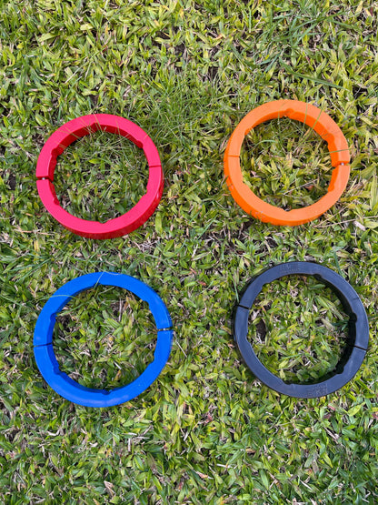 Protector de buje, cadena, piñón de 2 piezas