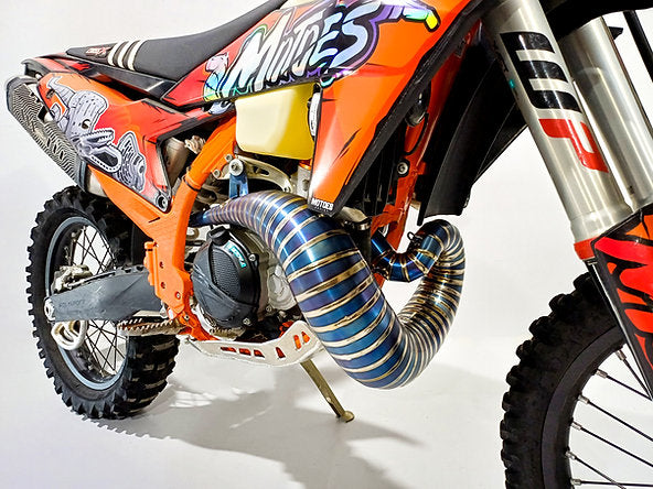 Bufanda de titanio para KTM / HUSQVARNA / GASGAS TBI 250-300 2T (2023-2026)