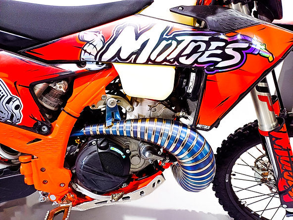 Bufanda de titanio para KTM / HUSQVARNA / GASGAS TBI 250-300 2T (2023-2026)