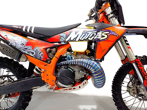 Bufanda de titanio para KTM / HUSQVARNA / GASGAS TBI 250-300 2T (2023-2026)