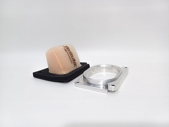 Kit de filtro de aire de alto flujo para Yamaha Ténéré 700 con brida de aluminio CNC