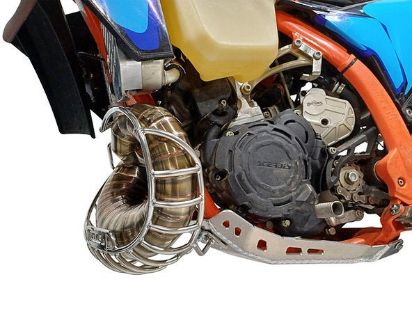 PROTECTOR DE BUFANDA TIPO JAULA PARA ESCAPE DE MOTOES - KTM-HSQ-GG 2023-26 TBI