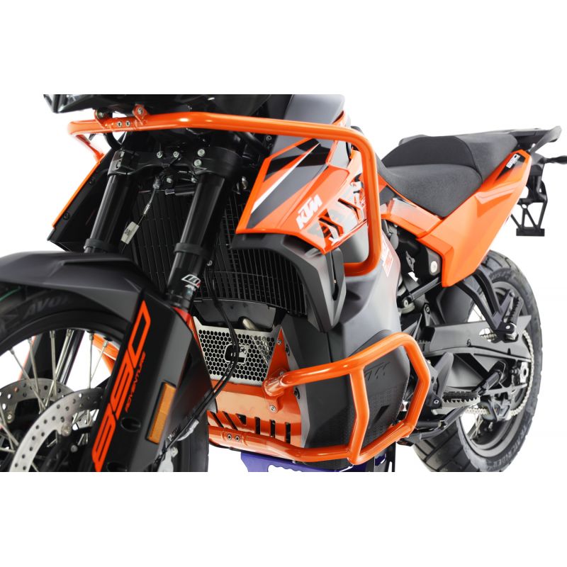 Defensas laterales y de motor trail aluminio texturado CROSSPRO KTM 790 y 890 Adventure 19-22