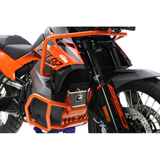 Defensas laterales y de motor trail aluminio texturado CROSSPRO KTM 790 y 890 Adventure 19-22