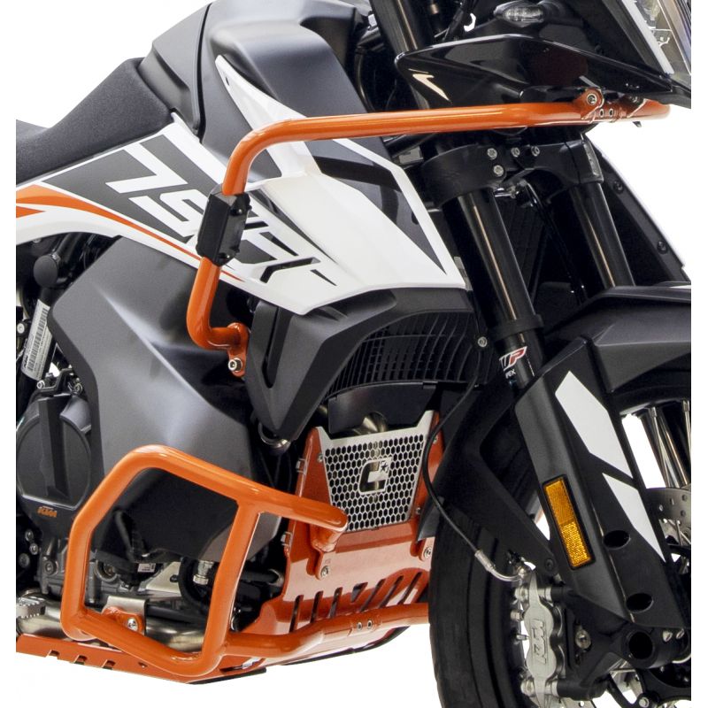 Defensas laterales y de motor trail aluminio texturado CROSSPRO KTM 790 y 890 Adventure 19-22