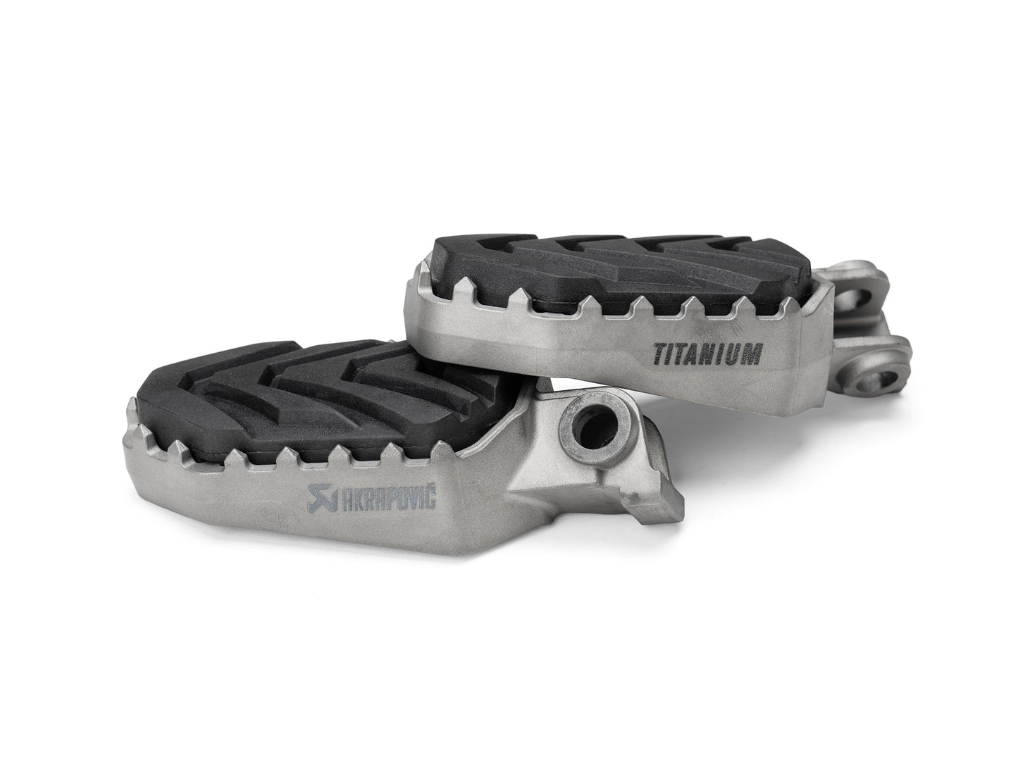 Estriberas Akrapovic de Titanio para KTM