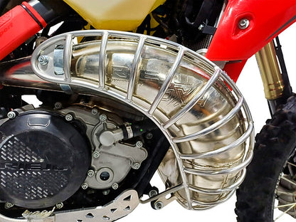 Protector de bufanda tipo jaula para escape RIEJU 250 / 300 2T (2025–2026)