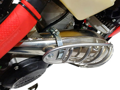 Protector de bufanda tipo jaula para escape RIEJU 250 / 300 2T (2025–2026)