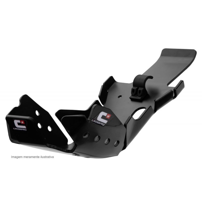 Protector de carter y bieleta enduro Crosspro DTC negro HUSQVARNA TE250 300 2017-2019 / KTM 250 SX 2017-2018
